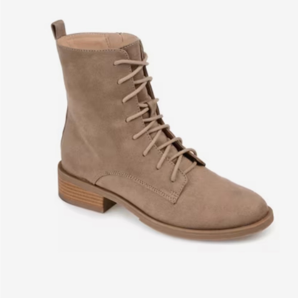 NEW Brown Lace-Up Boots